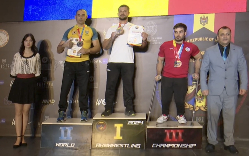 Спортсмен з Охтирщини – двічі віце-чемпіон світу із армрестлінгу