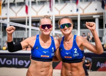 Стартували ігри чемпіонату Європи з пляжного волейболу