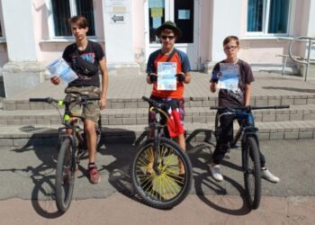 У Конотопі до Дня молоді відбулись змагання з техніки велосипедного туризму
