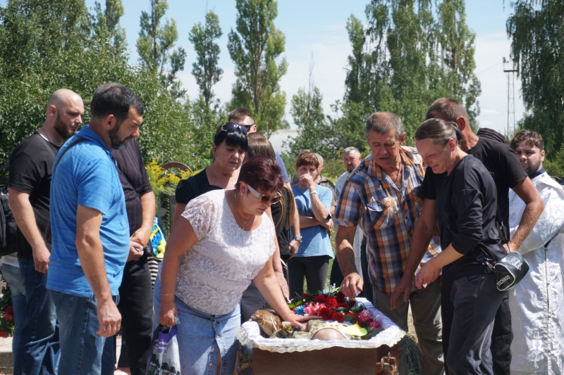 В Охтирці провели в останню путь героя Дмитра Лиска