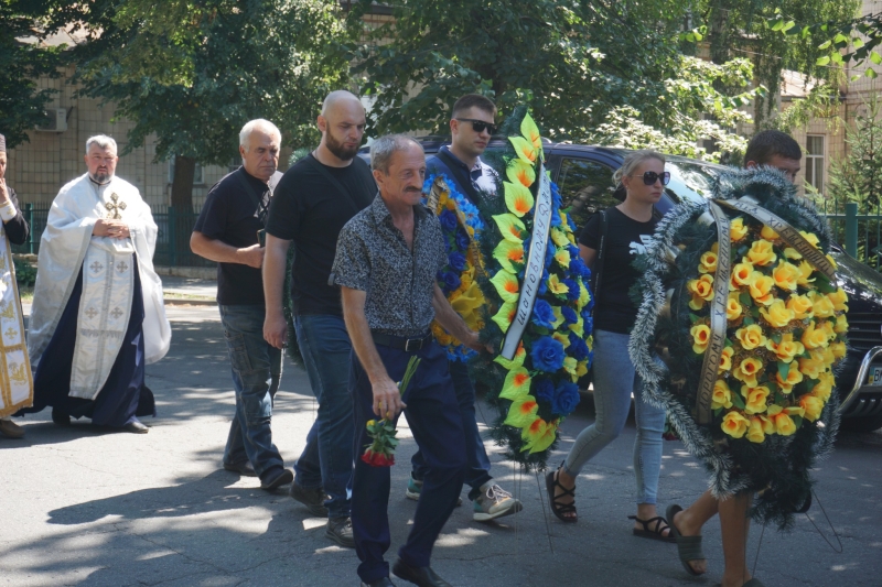 В Охтирці провели в останню путь героя Дмитра Лиска