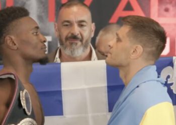 ВІДЕО. Дерев’янченко та Мбіллі пройшли зважування. Остання дуель поглядів