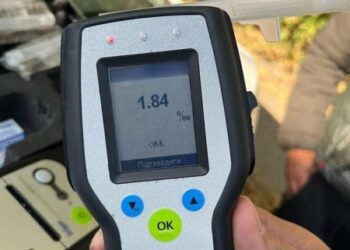 У Сумах склали 5 адмінматеріалів на нетверезого водія, який скоїв ДТП та поїхав із місця