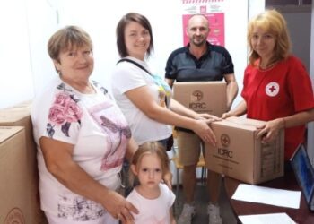 Червоний Хрест продовжує допомогати переселенцям із прикордонних громад Шосткинського району