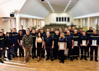 До Дня рятівника працівники Міжрегіонального центру швидкого реагування державної служби України з надзвичайних ситуацій отримали нагороди + ФОТО