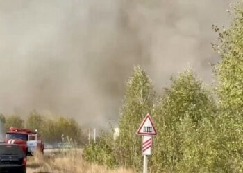 Рятувальники ліквідовують масштабну пожежу на Конотопщині