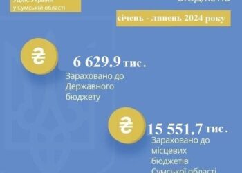 Шосткинська МТГ за 7 місяців поточного року від надання адміністративних послуг з міграційних питань поповнила місцевий бюджет майже на 1 млн.300 тис. гривень