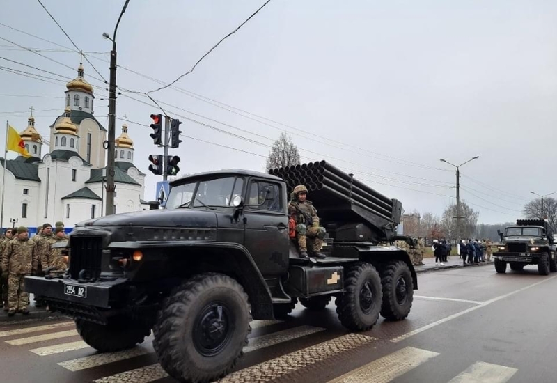 У Конотопі зустрічали захисників України, що повернулися з зони ООС