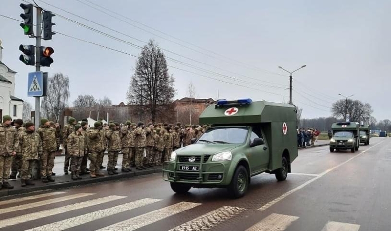 У Конотопі зустрічали захисників України, що повернулися з зони ООС