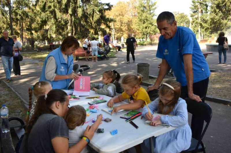 У  Конотопі працювала мобільна бригада психологів UNICEF Ukraine