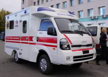 Охтирська лікарня отримала нову “швидку” для надання невідкладної медичної допомоги