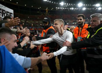 ВІДЕО. Перше, що зробив Зінченко після завершення матчу Арсенал – Шахтар