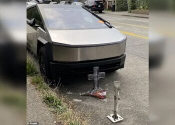 Покинутий Tesla Cybertruck став туристичною визначною пам’яткою у США (ФОТО)