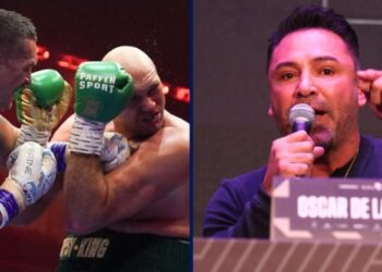 Оскар Де Ла Хойя назвав фаворита бою Ф’юрі – Усик 2