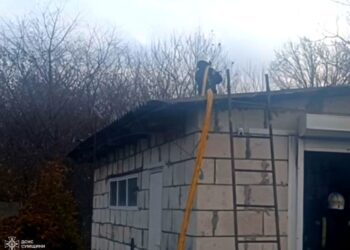 Пожежа у Шостці: рятувальники ліквідували вогонь у гаражі біля приватного будинку