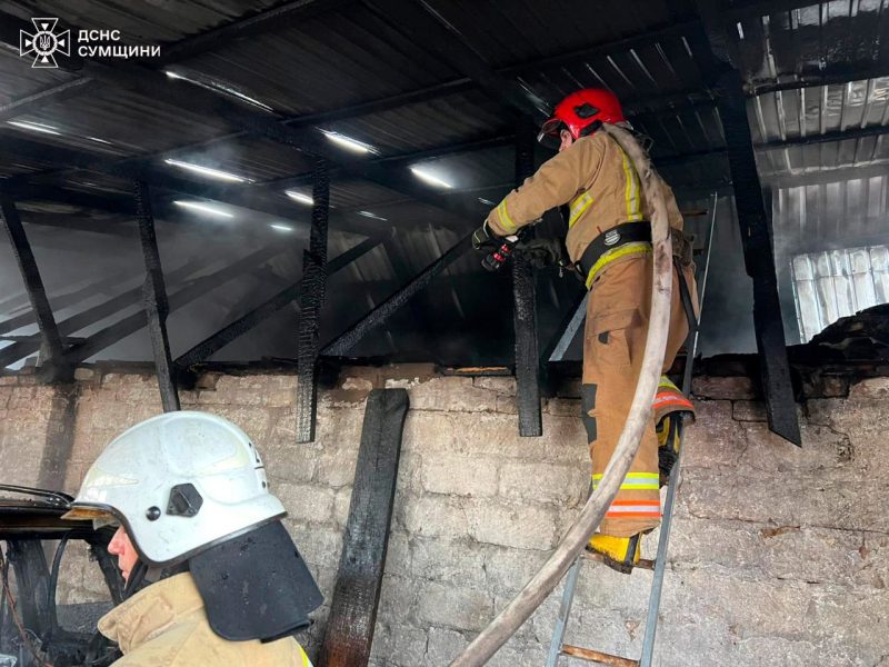 Рятувальники ліквідували загоряння гаражу в Липовій Долині 