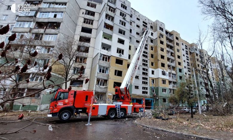 Росіяни вдарили по спальному мікрорайону Сум