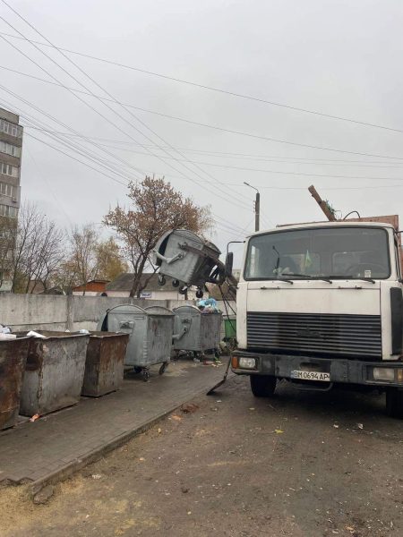 В Охтирці стабілізувалась ситуація з вивезенням сміття