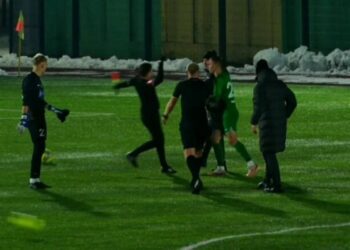 ВІДЕО. Тренер Полісся U-19 накинувся на лайнсмена після втраченої перемоги