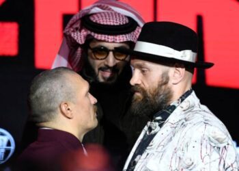 Церемонія зважування Усика та Ф’юрі: онлайн-трансляція