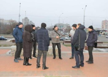 Новорічна локація в Сумах – відповідно реалій часу
