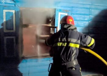 На Охтирщині рятувальники ліквідували пожежу в житловому секторі (ВІДЕО)