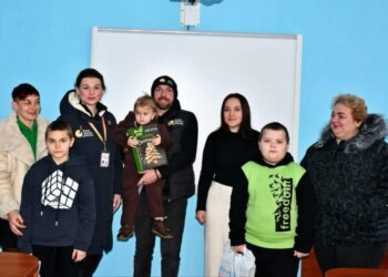 На Роменщині привітали дітей з родин, які переїхали в район через війну + ФОТО