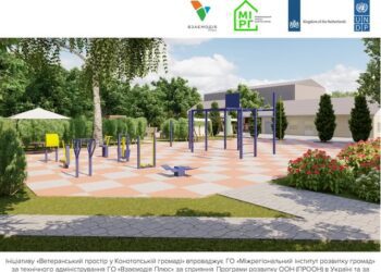 У Конотопі на майданчику Територіального центру планується встановлення вуличних тренажерів