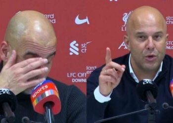 ВІДЕО. Реакція Гвардіоли та Слота після матчу Ліверпуль – Манчестер Сіті