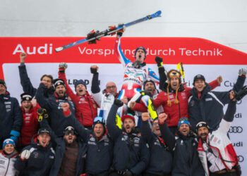 Гірські лижі. Мінімальний відрив. Ноель втретє виграв у цьому сезоні