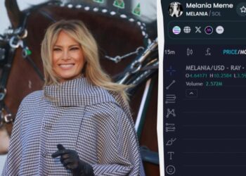 Меланія Трамп також запустила власну криптовалюту – мемкоїн $MELANIA