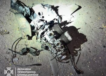 Прикордонники на Сумщині показали уламки збитого «Шахеда»