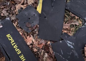 Прикордонники показали фото двох “Шахедів”, збитих над Сумщиною + ФОТО