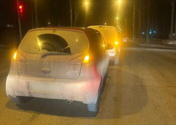 У Сумах на Кондратьєва не розминулися Mitsubishi Colt і Ford