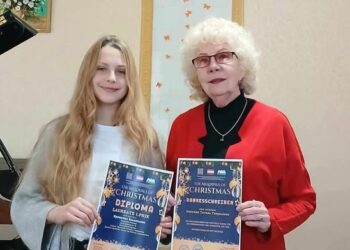 Учениця Роменської дитячої музичної школи ім. Є. Адамцевича Владислава Ярошенко виборола Диплом Лауреата І премії