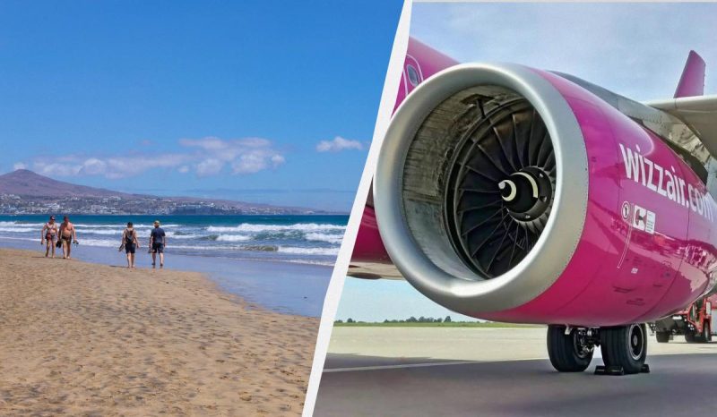 Wizz Air запустив з Бухаресту нові рейси на Канари