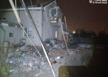 У Сумах шахед влучив в приватний сектор у Сумах