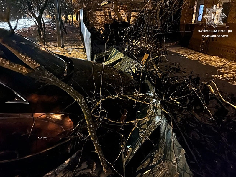 У Сумах пʼяний водій Volkswagen врізався в паркан приватного будинку