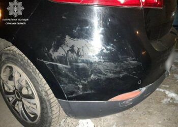 У Сумах на водійку склали 2 протоколи, яка скоїла ДТП та залишила місце автопригоди
