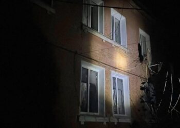 Безпілотник впав у центрі Бурині