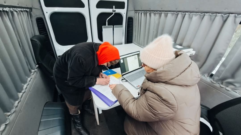 Мобільний ЦНАП м. Ромни працював на виїзді