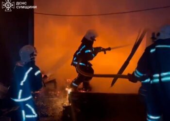 У Шостці рятувальники загасили пожежу в гаражі (ВІДЕО)