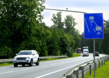 Новий дорожній знак попереджає про зональне вимірювання середньої швидкості: як він виглядає