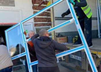 GEM допоміг відновити вікна після ворожої атаки у Сумському лікарсько-фізкультурному диспансері