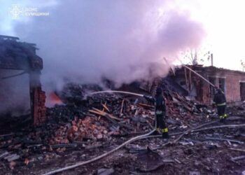 Рятувальники ліквідували 4 пожежі спричинені ворожими ударами по прикордонню Сумщини