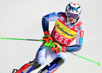 Гірські лижі. Переможний дубль. Крістофферсен посів перше місце в слаломі