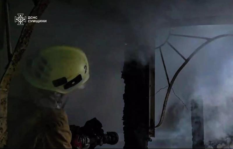 Курмани: під час пожежі у будинку травмувався господар