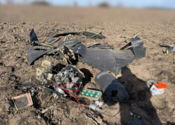 На Сумщині бійці 5 прикордонного загону знищили російську «Герань-2»