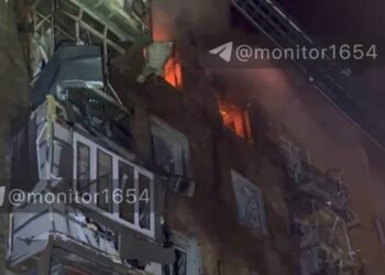 ”Шахед” влучив у багатоповерхівку в центрі Харкова, 8 постраждалих