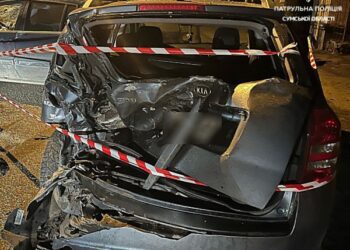 У Сумах п’яний водій протаранив дві автівки